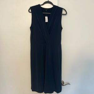 Navy V-neck Dress (women’s tall)
